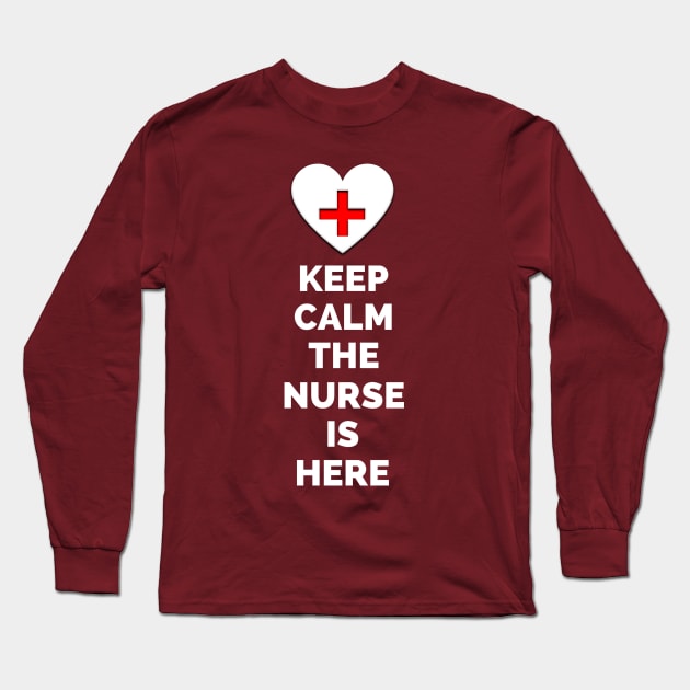 Keep Calm Nurse Long Sleeve T-Shirt by wmbarry